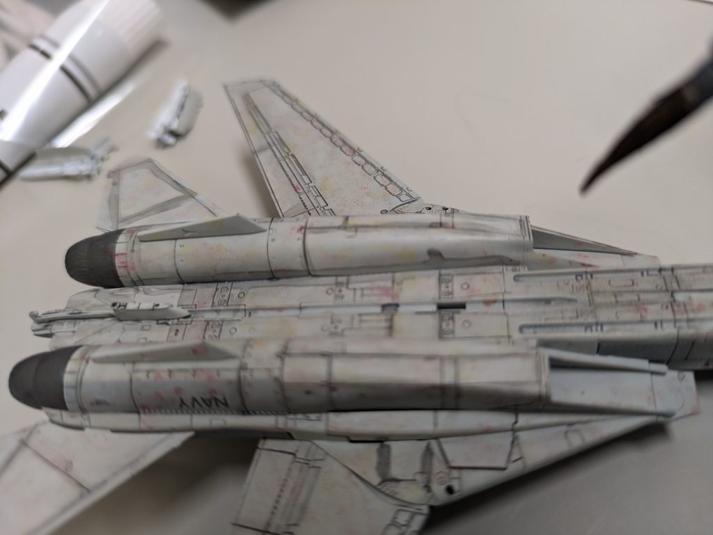 F14　トムキャット　プラモ　1/144　1/72　改造　トムキャットメモリー　エフトイズ